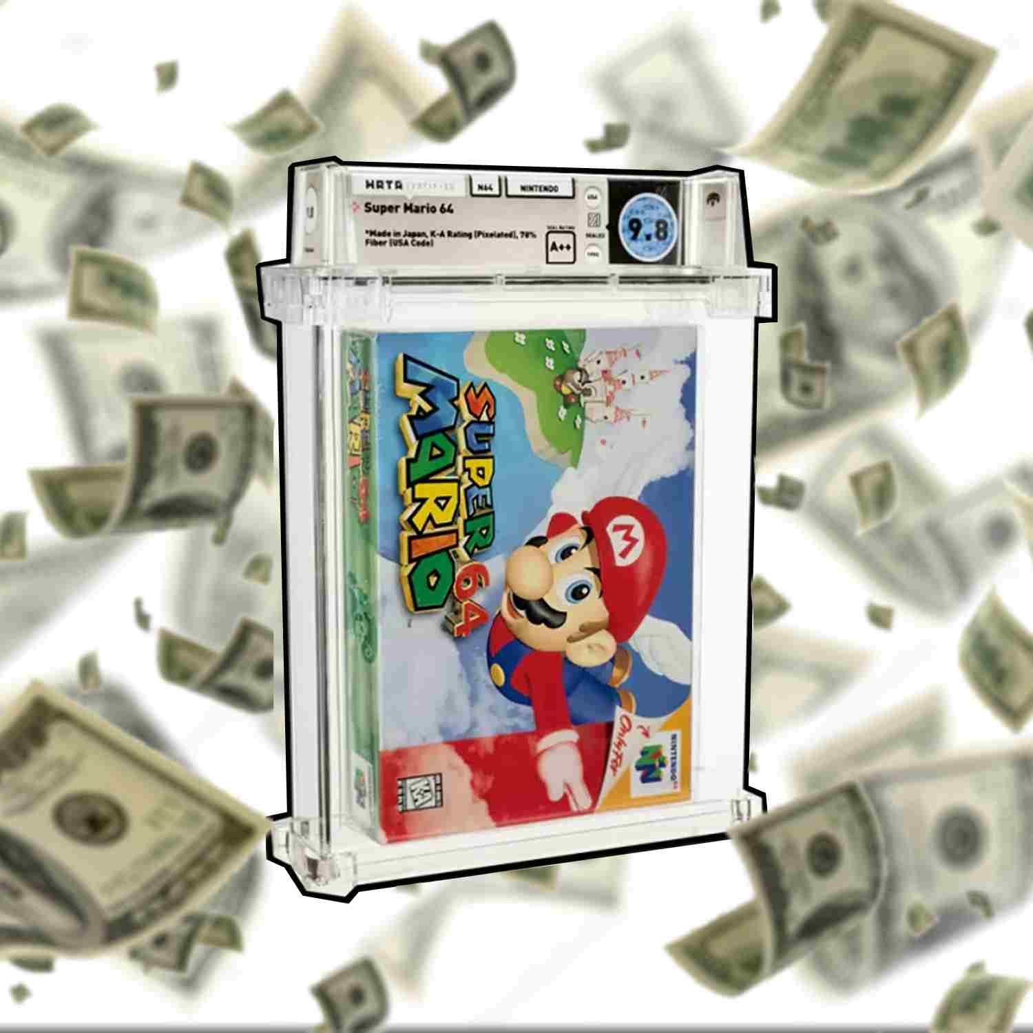 Copia sellada de Super Mario 64 se vende por un millón y medio