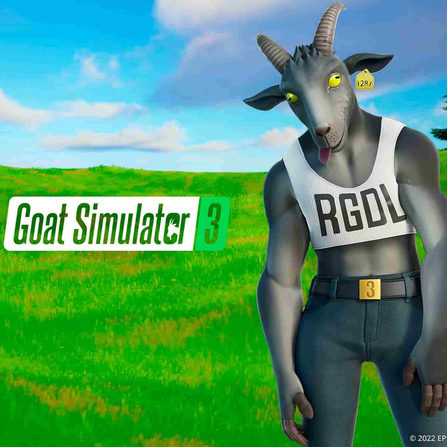 Fortnite anuncia skin de cabra inspirado en Goat Simulator 3