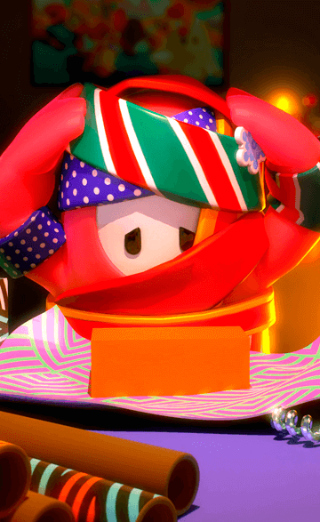 ¡Conoce las Skins Navideñas añadidas a Fall Guys!