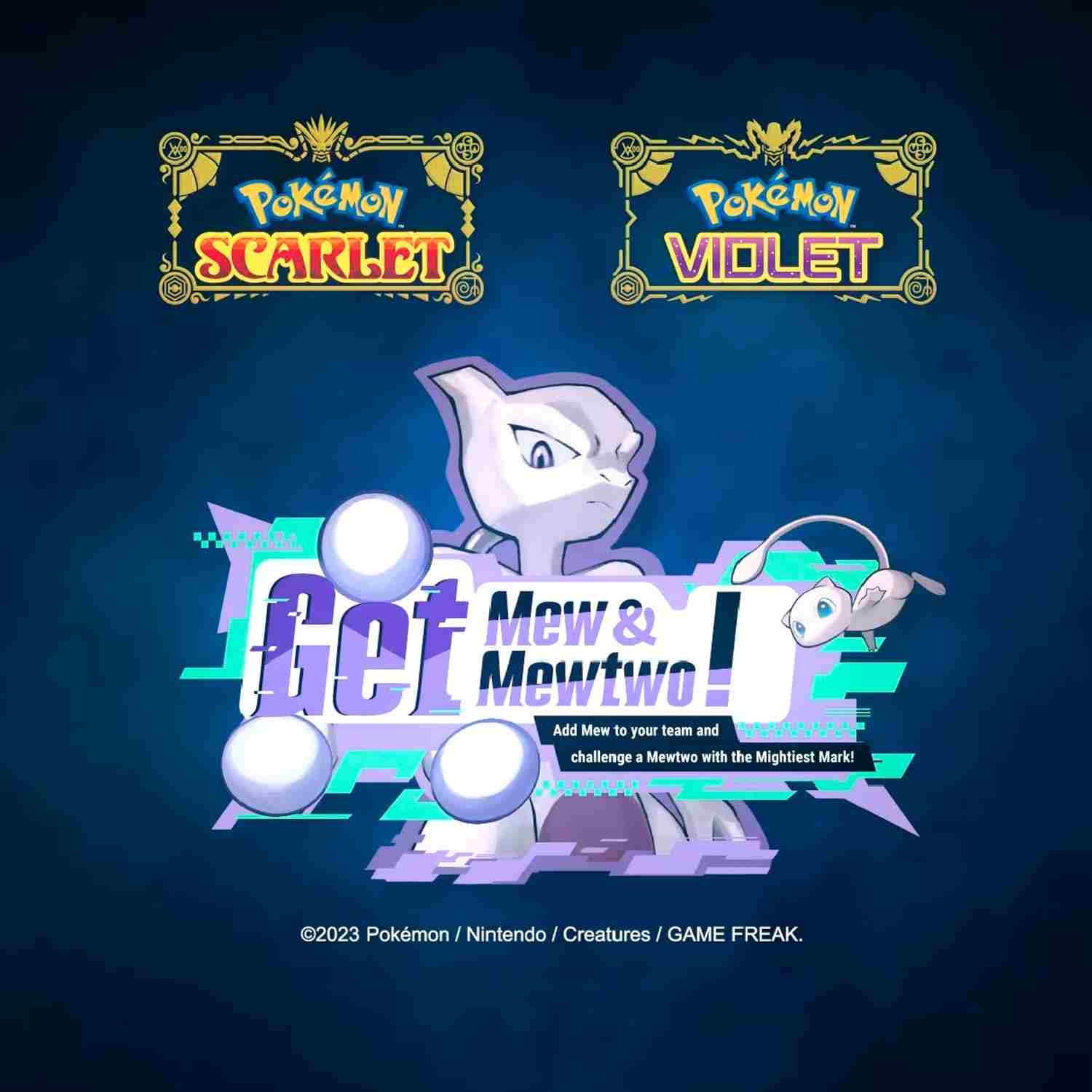 Mew y Mewtwo llegarán pronto a Pokémon Scarlet&Violet