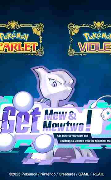 Mew y Mewtwo llegarán pronto a Pokémon Scarlet&Violet